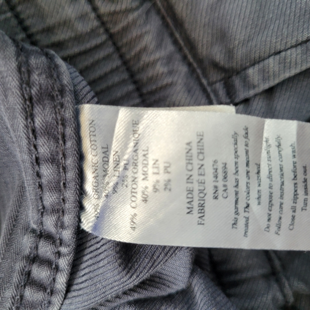Faherty Essential Drawstring Cotton Modal Linen Blend Pants In Blue L‎ - Picture 13 of 14